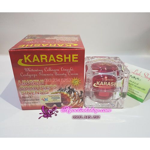 Kem Karashe Collagen Linh Chi, Đông Trùng Hạ Thảo 9 In 1 Cao Cấp