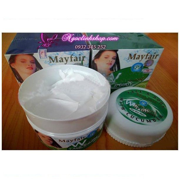 Kem dưỡng trắng da Mayfair Whitening UV lotion Face & Body