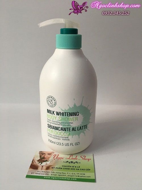 Sữa tắm dưỡng trắng da THERON Milk Whitening Body Shower