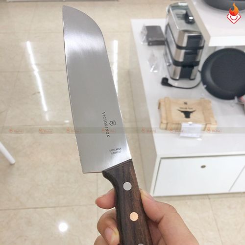 Dao làm bếp Santoku Hồng Mộc cao cấp (Gilfbox) - Victorinox