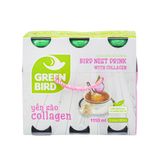 Lốc Green bird - Nước Uống Bổ Dưỡng Yến Sào và Collagen - (6 chai*185ml)