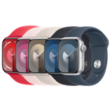 Apple Watch Series 9 GPS 45mm M/L (Vỏ nhôm - Dây đeo thể thao)