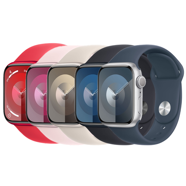 Apple Watch Series 9 GPS 41mm S/M (Vỏ nhôm - Dây đeo thể thao)
