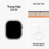 Apple Watch Ultra 2 GPS + Cellular 49mm S/M (Vỏ Titan - Dây Quấn Trail)