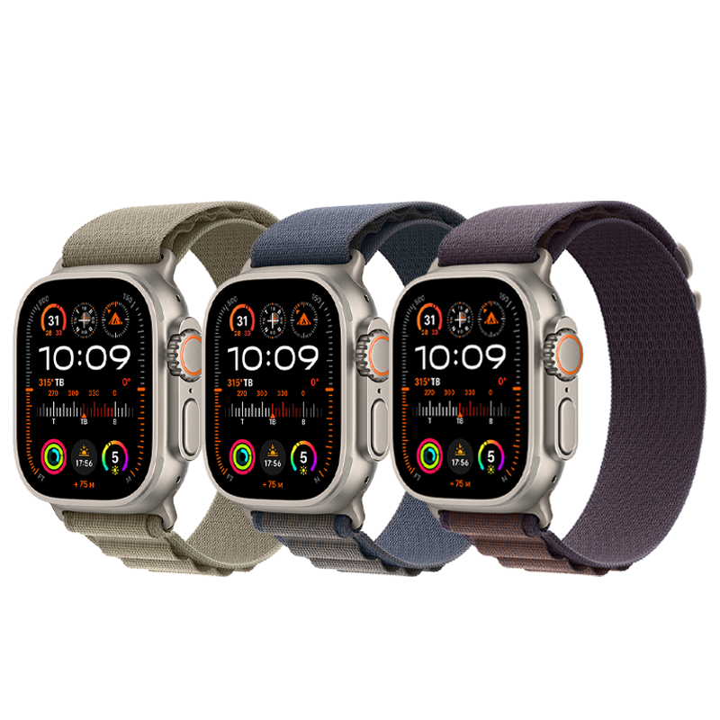 Apple Watch Ultra 2 GPS + Cellular 49mm - Size Nhỏ (Vỏ Titan - Dây Quấn Alpine)