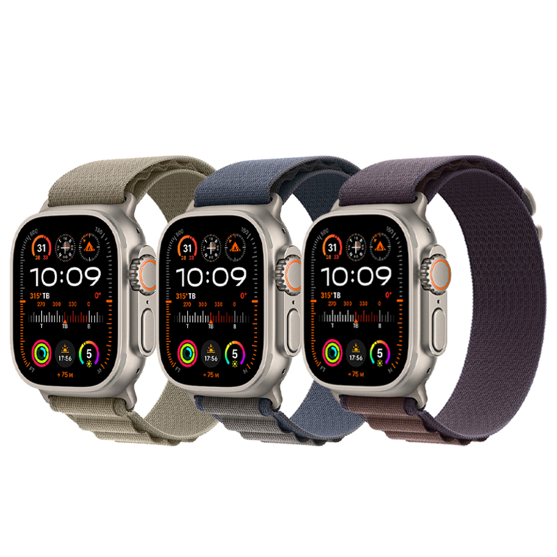 Apple Watch Ultra 2 GPS + Cellular 49mm - Size Trung Bình (Vỏ Titan - Dây Quấn Alpine)