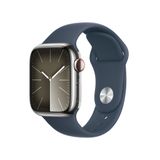 Apple Watch Series 9 GPS + Cellular 45mm M/L (Vỏ Thép không gỉ - Dây đeo thể thao)