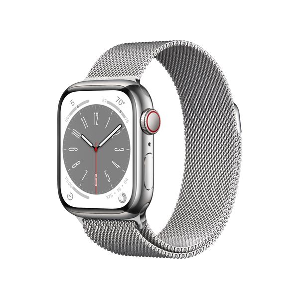 Apple Watch Series 8 GPS + Cellular 45mm (Vỏ thép - Dây đeo Milanese Loop)