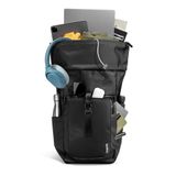 Tomtoc Navigator-T61 Rolltop Backpack 20L (Black)