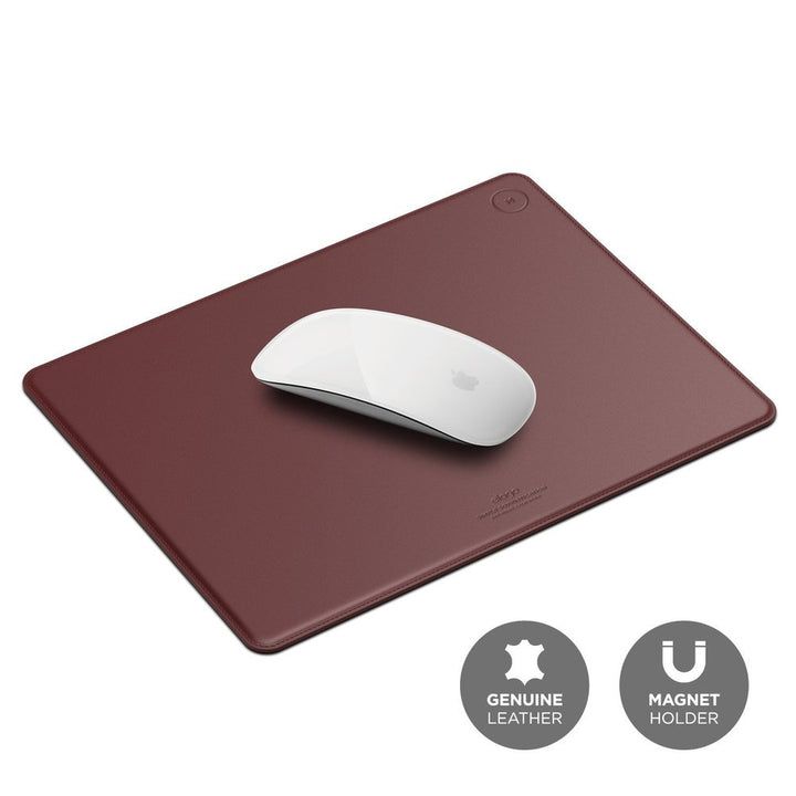 elago Tấm lót chuột Genuine Leather Mouse Pad (Màu Đỏ)