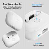 Spigen Silicone Fit + Strap White Case AirPods Pro (Thế hệ 2)