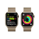 Apple Watch Series 9 GPS + Cellular 41mm (Vỏ Thép không gỉ - Dây thép không gỉ)