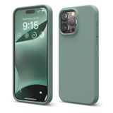 elago Premium Silicone Case iPhone 15 Pro (Midnight Green)