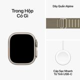 Apple Watch Ultra 2 GPS + Cellular 49mm - Size Trung Bình (Vỏ Titan - Dây Quấn Alpine)