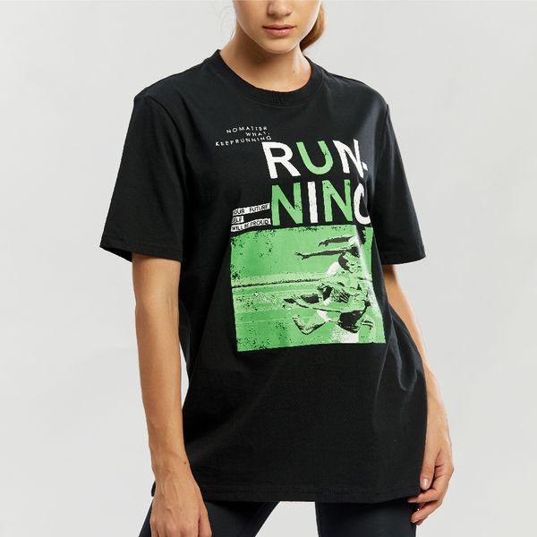 Áo thun graphic running unisex SLT 3005