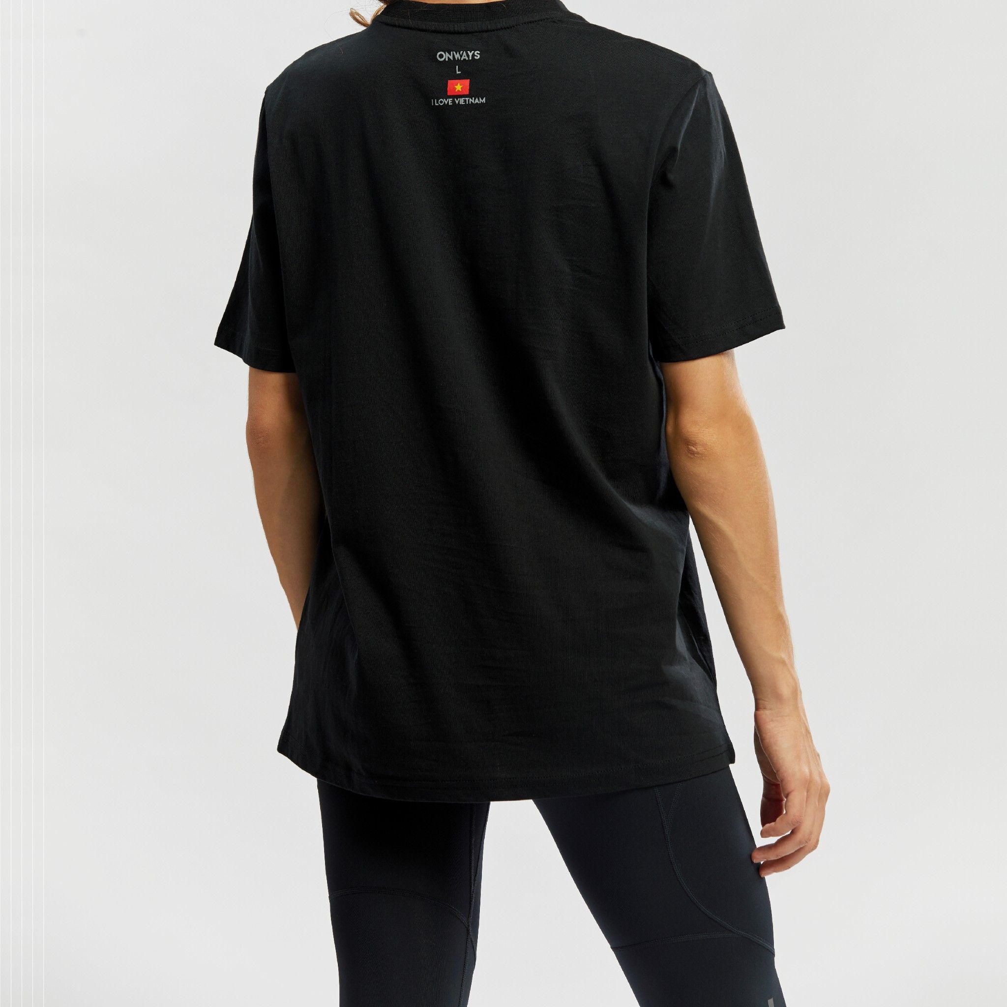 Áo thun graphic running unisex SLT 3005