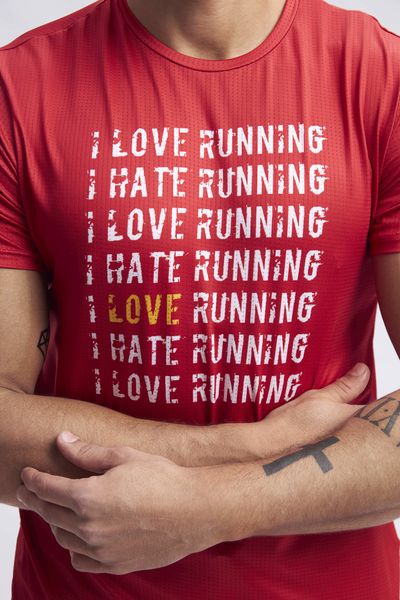Áo Thun Quickdry Running Love Hate - Men