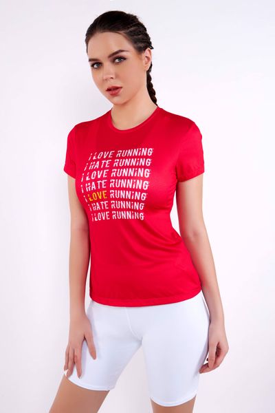 Áo Thun Quickdry Running Love Hate - Women