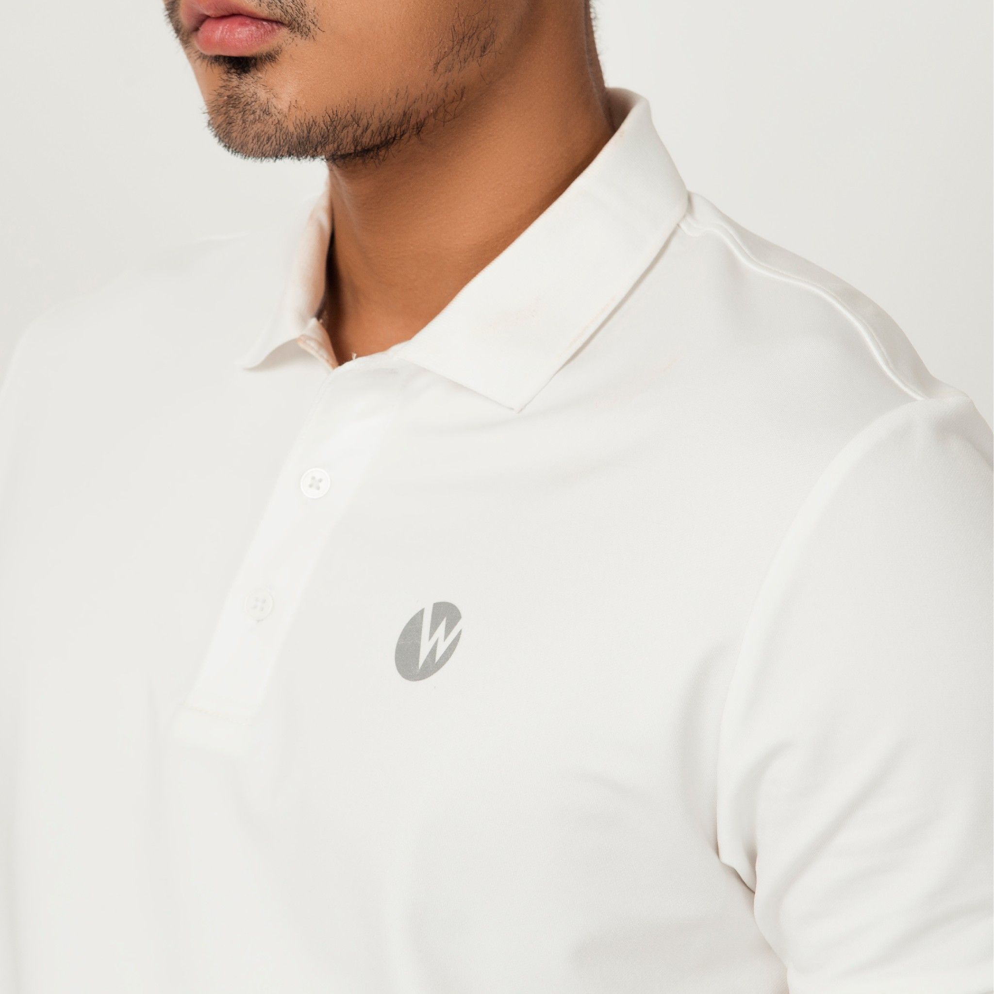Áo polo basic họa tiết camo logo OW nam SLP 3003