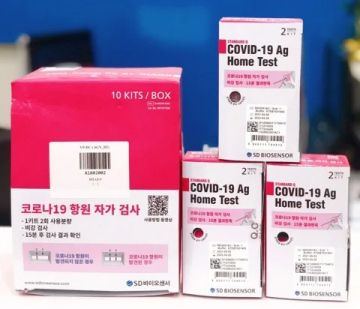 Bộ kit 2 cái test Covid tại nhà - Standard Q Covid-19 Ag