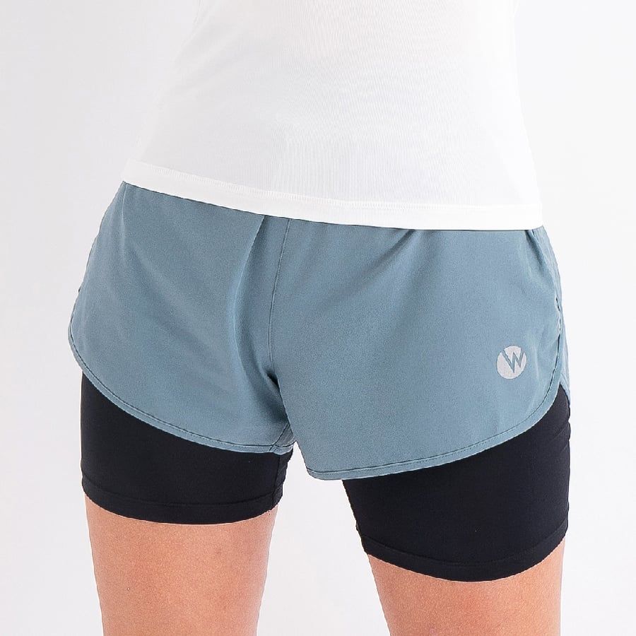 Quần dù ngắn thể thao có lớp lót nữ SRS 1003