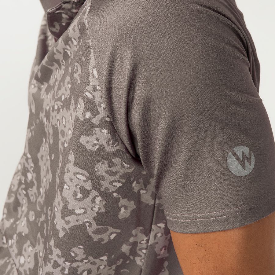 Áo polo basic họa tiết camo nam SLP 3002