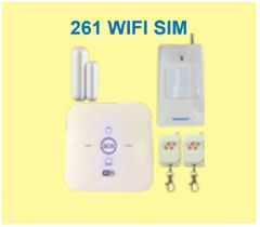 Báo trộm trung tâm qua APP & SIM Kawasan 261 WIFI SIM