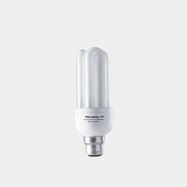 Đèn Compact CSN Điện Quang ĐQ-CFL-3U-T3-14W-DL-E27