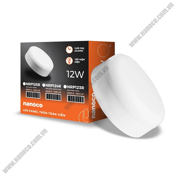 Đèn LED Panel ốp nổi tràn viền Nanoco