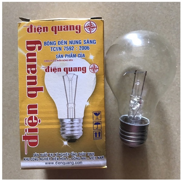 Bóng đèn sợi đốt 60w Điện Quang