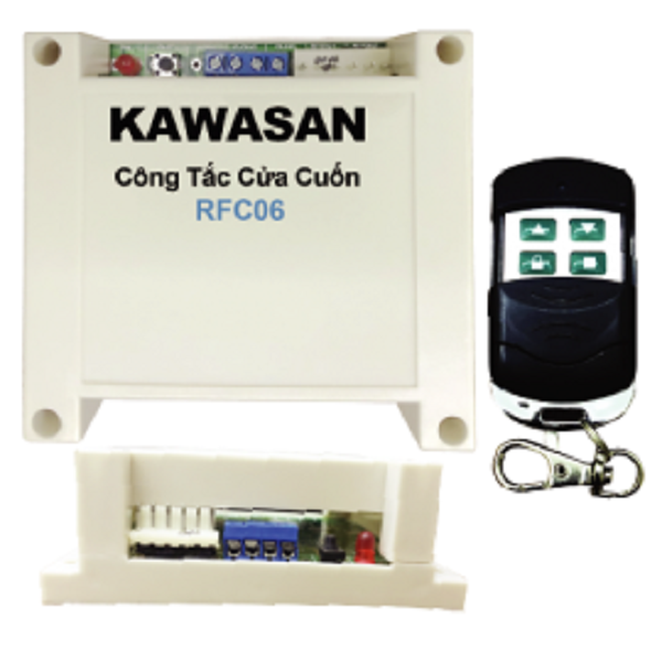 Công Tắc Điều Khiển Từ Xa Cho Cửa Cuốn RFC06-RMC1 Kawasan