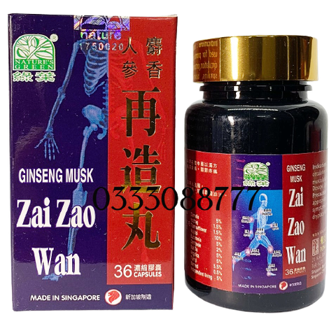 Zai Zao Wan Nhân Sâm Xạ Hương Tái Tạo Hoàn