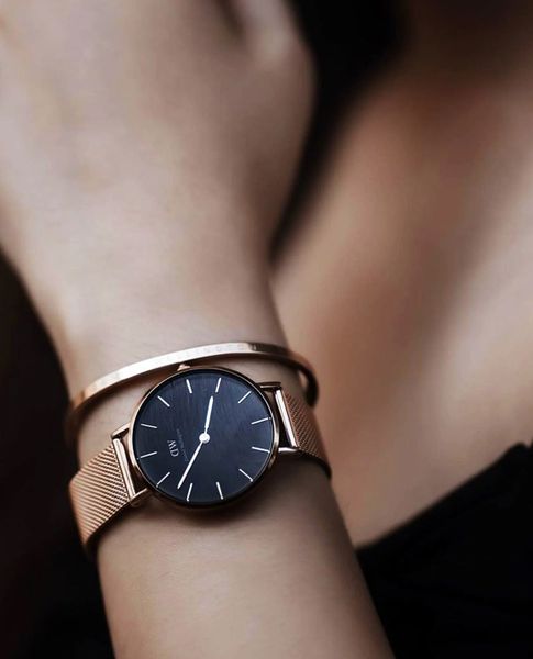 Đồng hồ nữ Daniel Wellington DW00100217 tối giản, thanh lịch