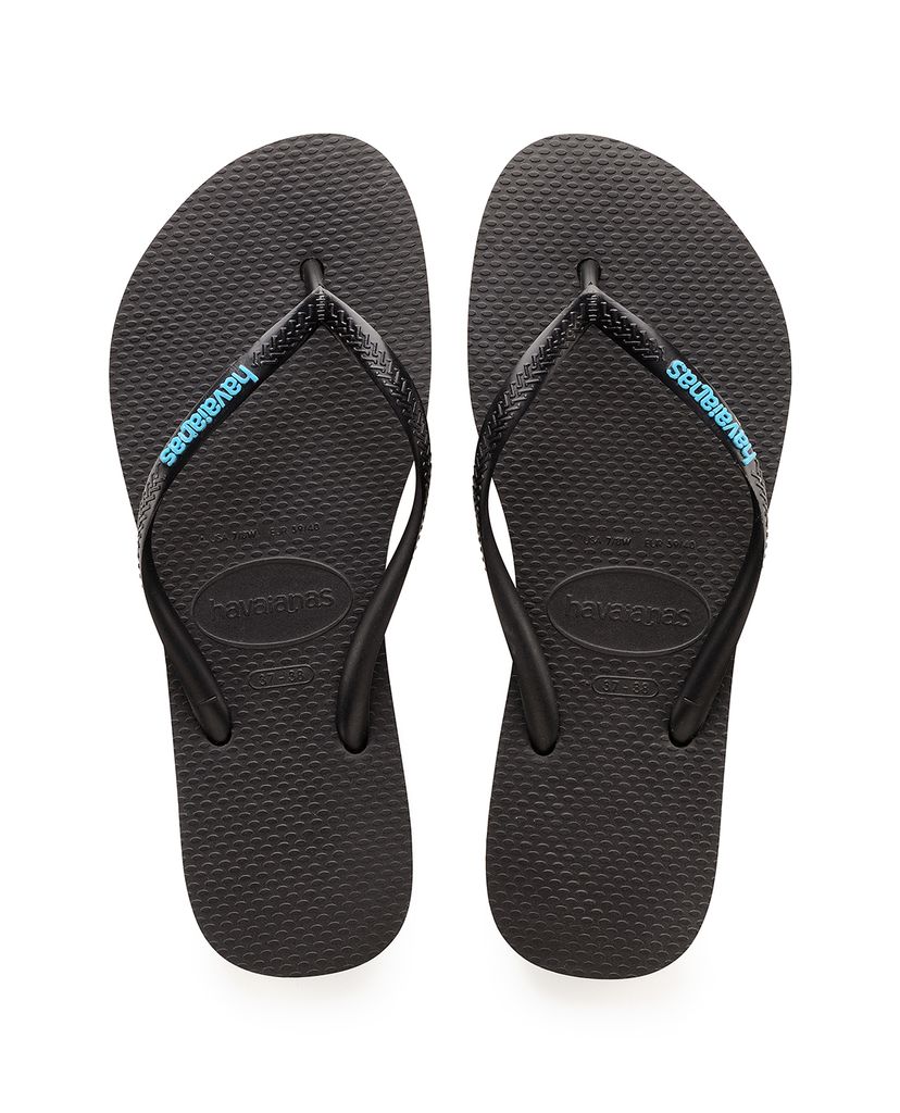 HAVAIANAS - Dép nữ Slim Logo Pop Up