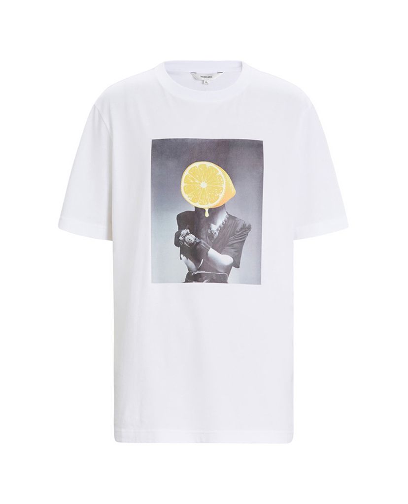 Áo thun nam cổ tròn Printed cotton