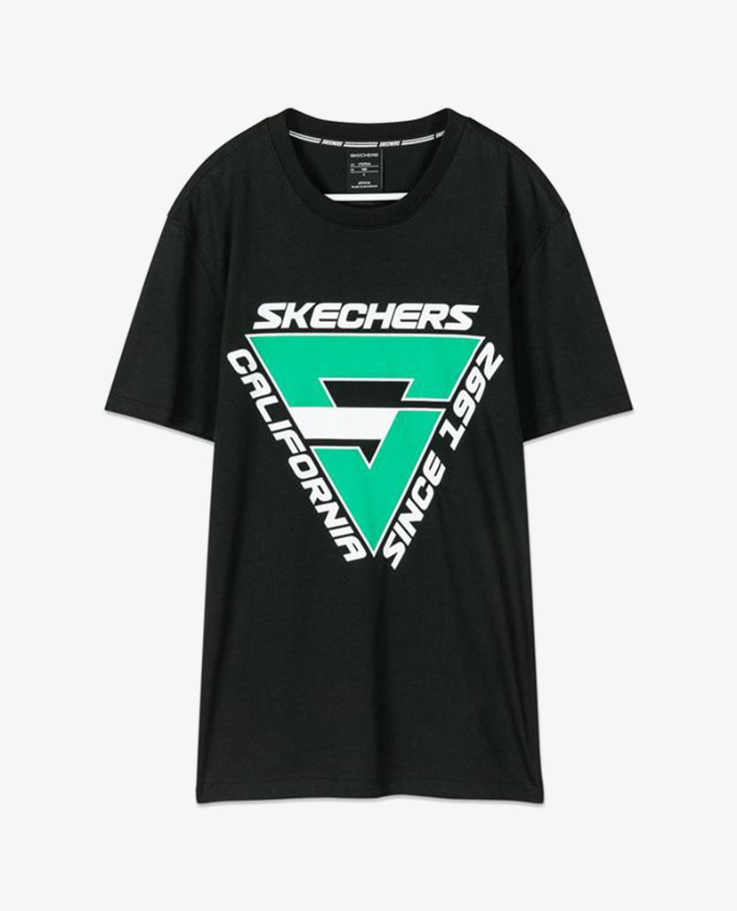 SKECHERS - Áo thun nam tay ngắn năng động phối logo