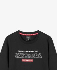 SKECHERS - Áo sweatshirt nữ phom dài hiện đại