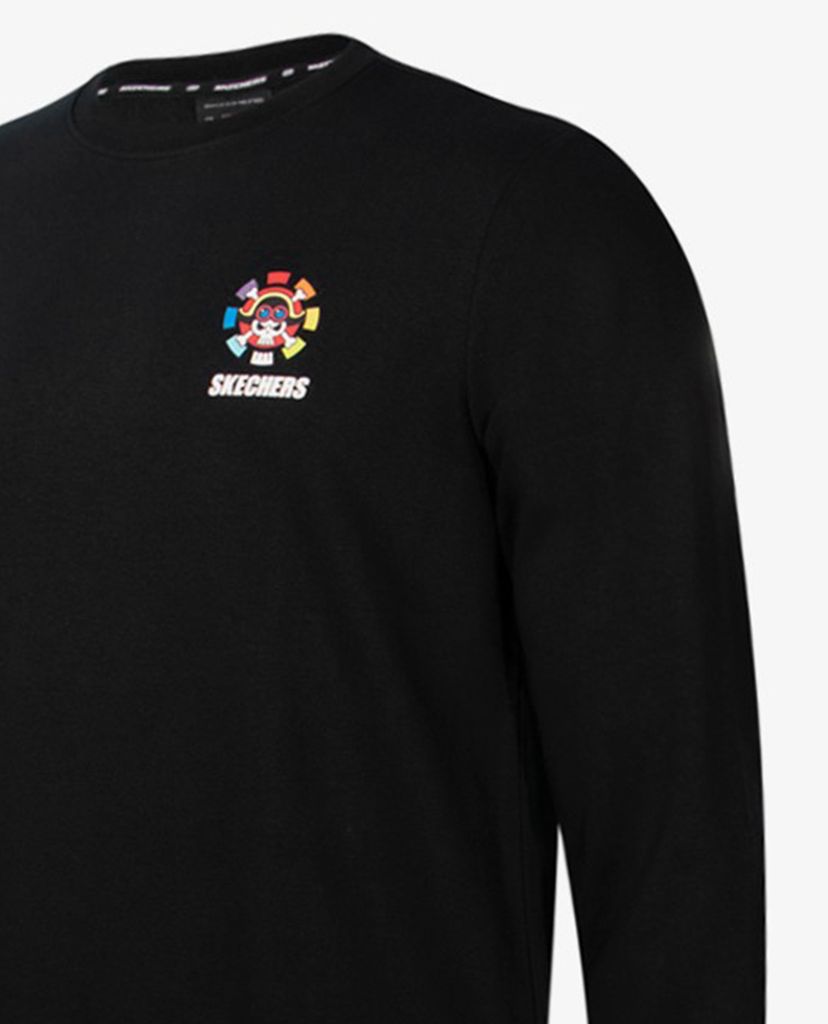 SKECHERS - Áo hoodie cổ tròn tay dài One Piece