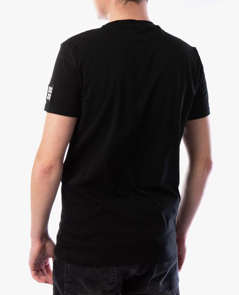 DSQUARED2 - Áo thun nam ngắn tay cổ tròn Logo Patch