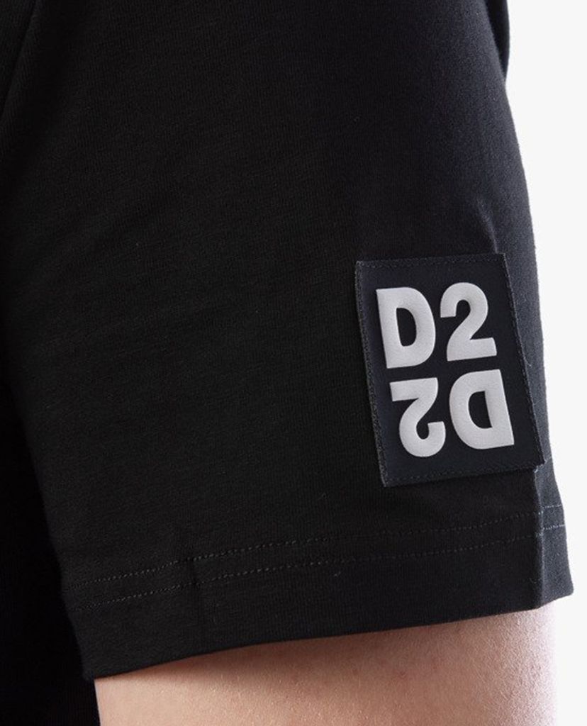 DSQUARED2 - Áo thun nam ngắn tay cổ tròn Logo Patch