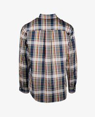 DSQUARED2 - Áo sơ nam tay dài phom suông kẻ caro thời trang