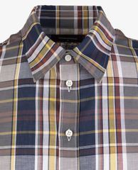 DSQUARED2 - Áo sơ nam tay dài phom suông kẻ caro thời trang