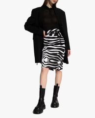 DSQUARED2 - Chân váy bút chì họa tiết ngựa vằn