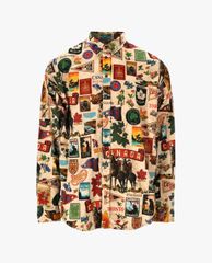 DSQUARED2 - Áo sơ mi nam tay dài họa tiết nổi bật