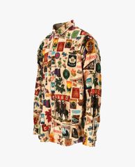 DSQUARED2 - Áo sơ mi nam tay dài họa tiết nổi bật