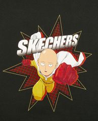 SKECHERS - Áo thun ngắn tay phom suông One Punch Man