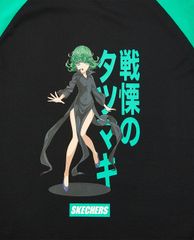 SKECHERS - Áo thun ngắn tay phom suông One Punch Man