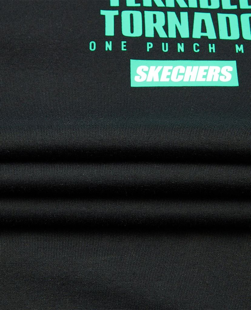 SKECHERS - Áo thun ngắn tay phom suông One Punch Man
