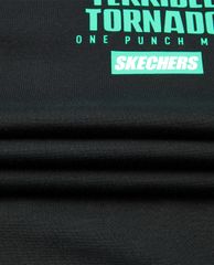 SKECHERS - Áo thun ngắn tay phom suông One Punch Man