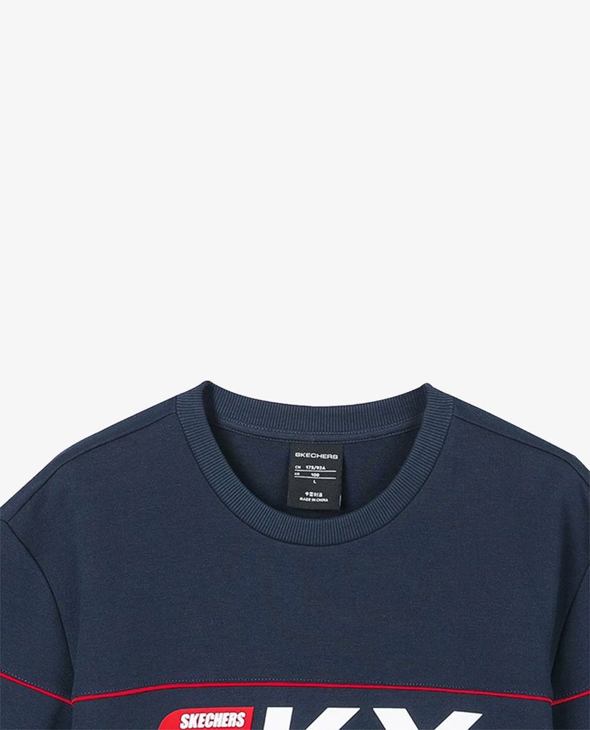 SKECHERS - Áo sweatshirt nam tay dài năng động